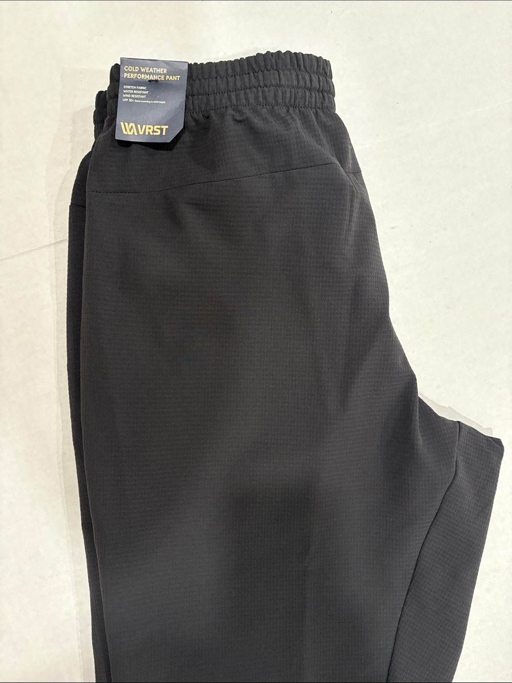 VRST Black Cold-Weather Performance Joggers